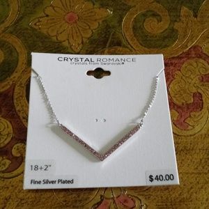 Crystal Romance V Neck Pendant